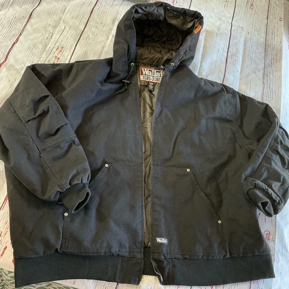 Walls Men's 4XL Black Zero Zone Hooded Performance Jacket